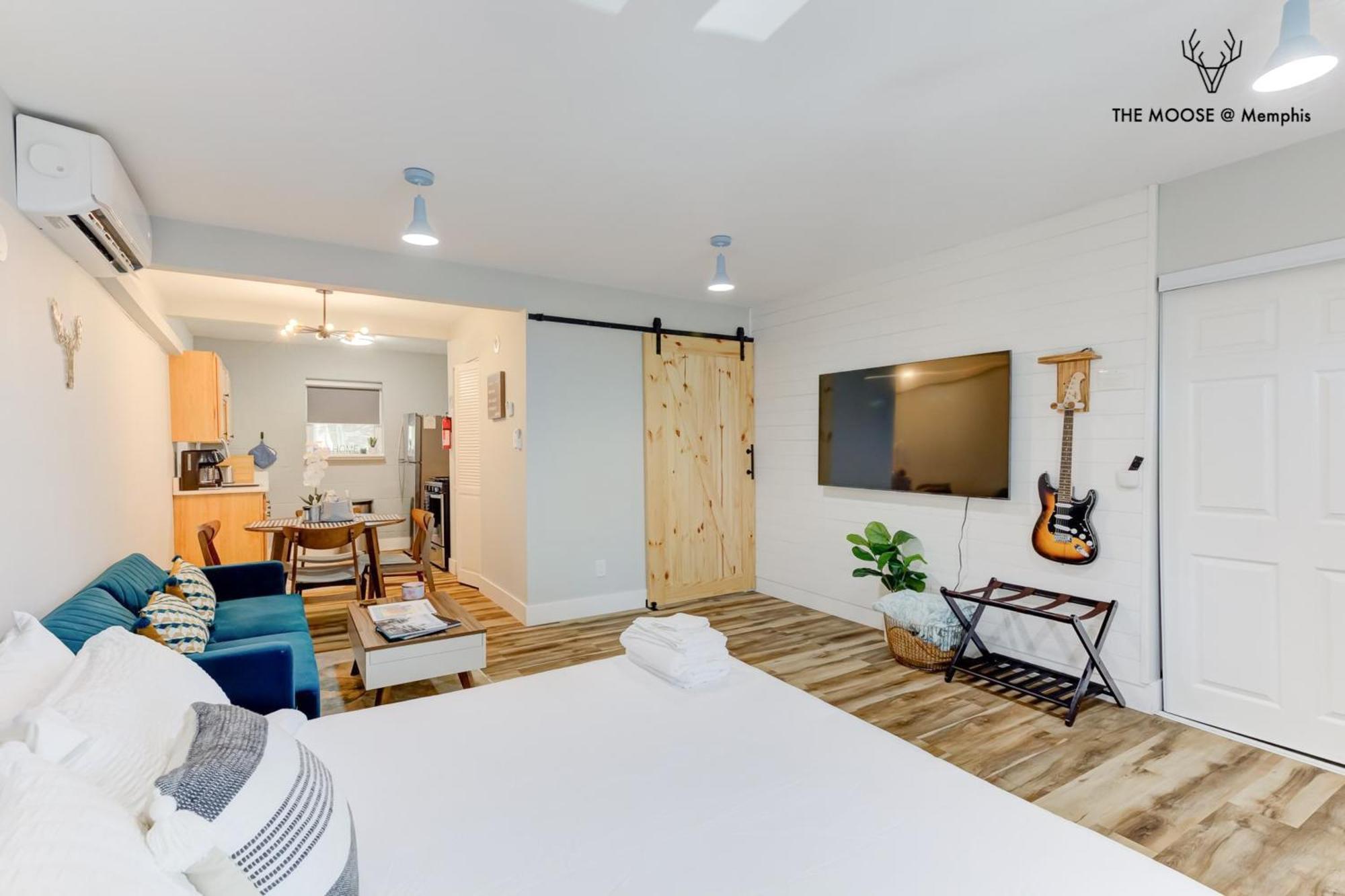 The Moose #11 - Luxe Modern Loft With King Bed, Free Parking & Wi-Fi Apartment เมมฟิส ภายนอก รูปภาพ