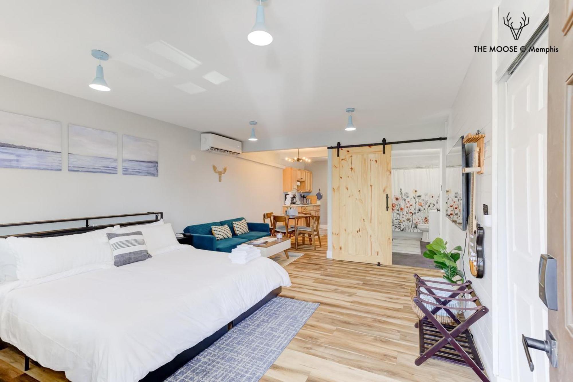 The Moose #11 - Luxe Modern Loft With King Bed, Free Parking & Wi-Fi Apartment เมมฟิส ภายนอก รูปภาพ
