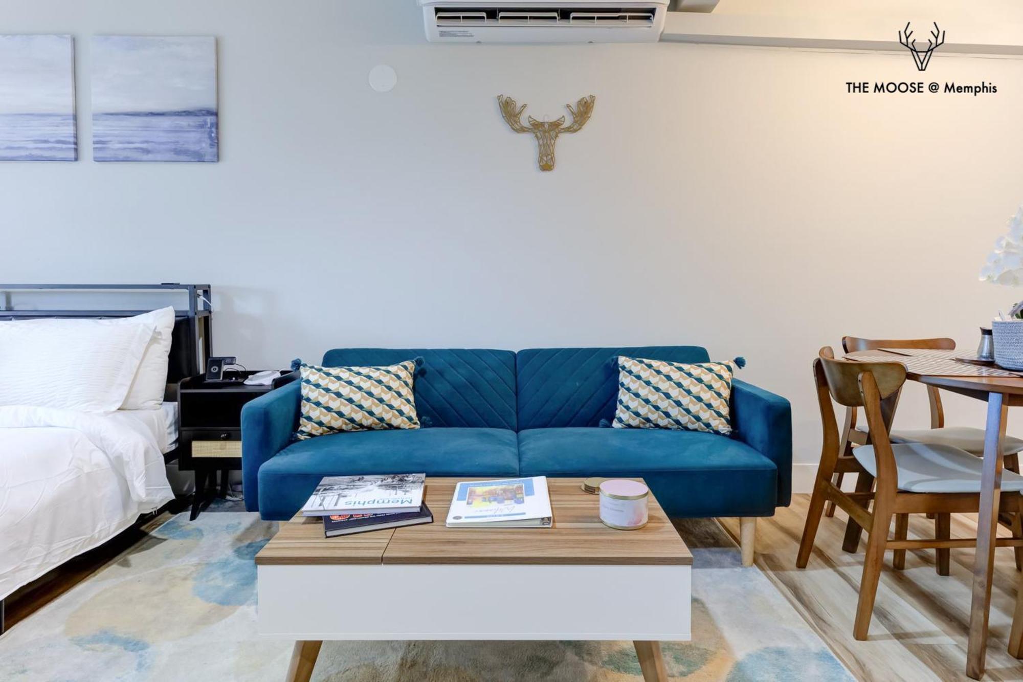 The Moose #11 - Luxe Modern Loft With King Bed, Free Parking & Wi-Fi Apartment เมมฟิส ภายนอก รูปภาพ