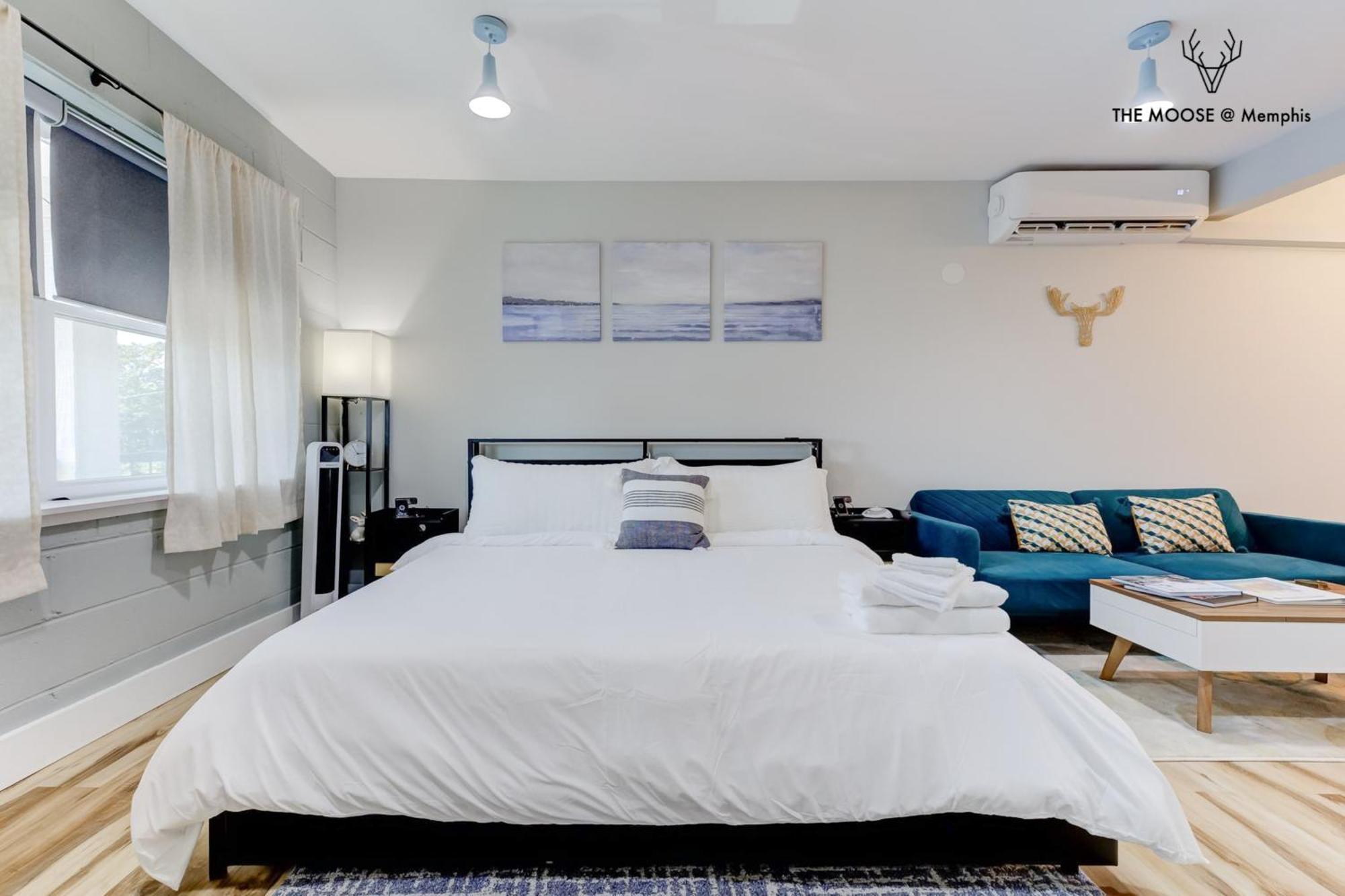 The Moose #11 - Luxe Modern Loft With King Bed, Free Parking & Wi-Fi Apartment เมมฟิส ภายนอก รูปภาพ